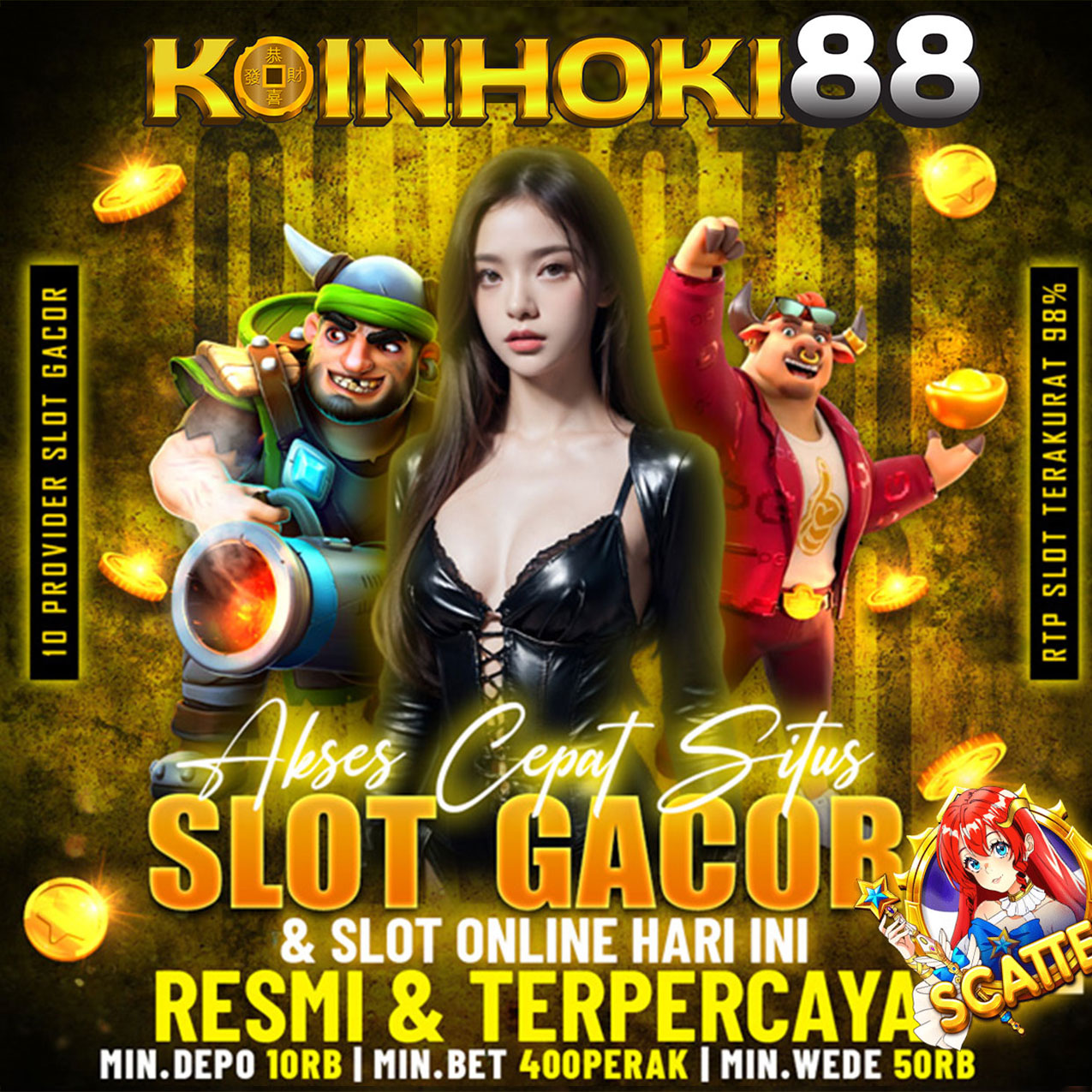 KOINHOKI88 > Bandar Slot Gacor Resmi & Slot Online Terpercaya Top 1 Se-Indonesia Mudah Maxwin